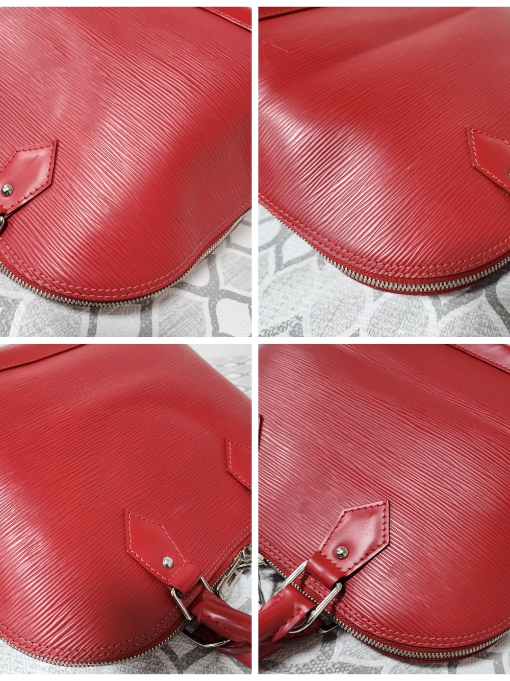 LOUIS VUITTON Epi Alma PM Bag Red - Picture 12 of 14